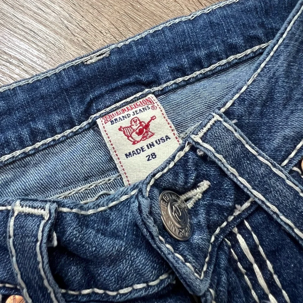 True Religion Women's Skinny Jeans in Deep Blue - Picture 4 of 7